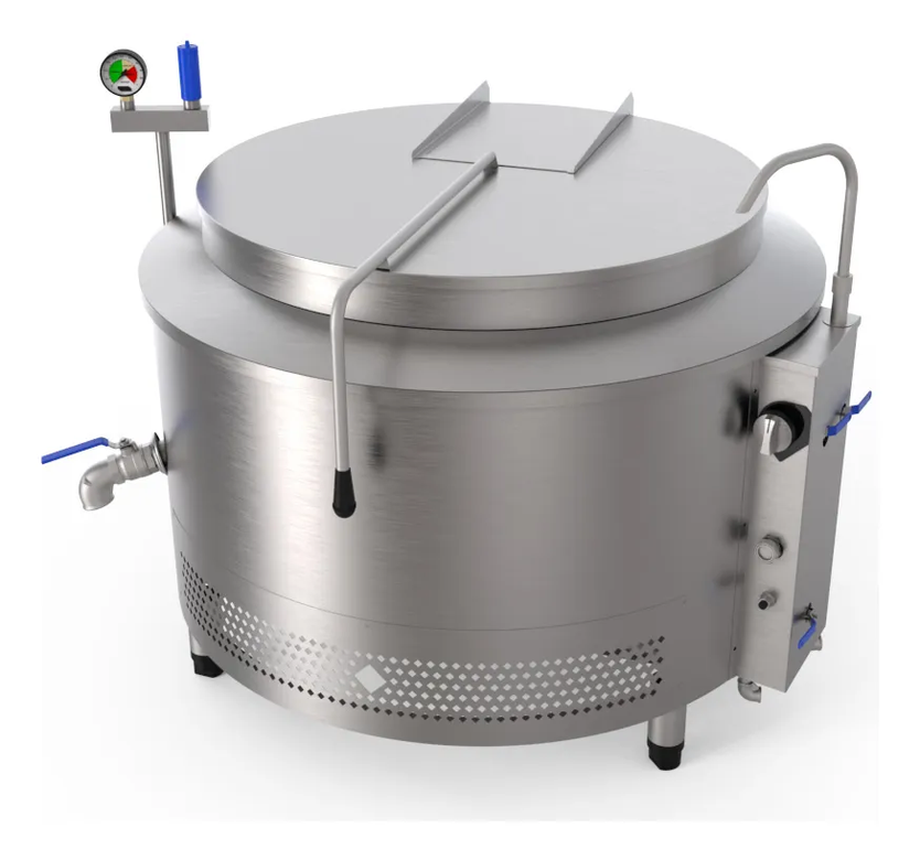 Caldeirão industrial em aço inox